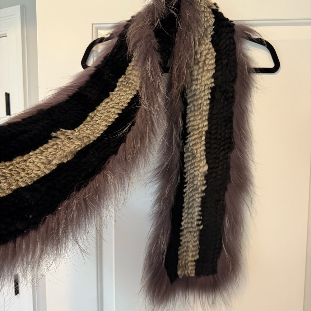 Saks Fifth Avenue Fur Scarf